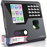 PrimeTechUSA Time Clock for Small Business | No Monthly Fees Clock in Machine for Employees | T150 Time Card Machine | Time Clock Punch Machine | Timeclocks Small Business | Easy Employee Reporting!