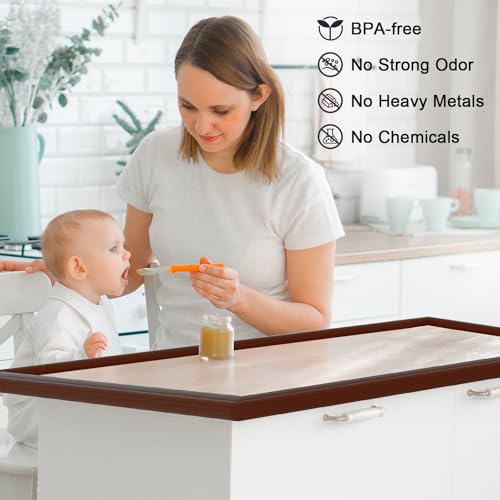 Safety Baby Edge Corner Guards Protector Set, 2.3M/7.5ft Edges Protector + 4 Corner Guards for Kids Foam, Furniture and Tables Child Baby Proof Bumpers, Pre-Taped for Direct Use - Image 2
