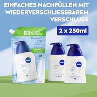NIVEA Creme Soft Pflegeseife Nachfüllbeutel (500 ml), pflegende Handseife mit Mandel-Öl, mild duftende Flüssigseife zur sanften und hygienischen Reinigung (Packung mit 2) – Ansicht 3