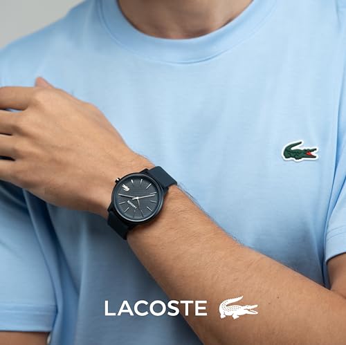 Image of Lacoste L.12.12 Move Blue Dial, Blue Band Analog Round Dial Men's Watch - 2011241