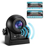 Uzone Wireless Reversing Camera,Car Reversing Cameras,2.4G WiFi APP for IOS and Android,Night Vision,IP68 Waterproof,Built-in Battery,Magnetic, Reverse Camera for Car,Truck Caravan Van Trailer Camper