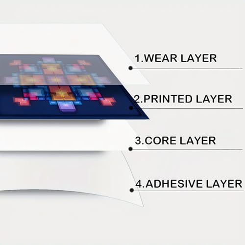 Image of Nuxovilar Peel and Stick Vinyl Floor Tiles, 12x12 Inch