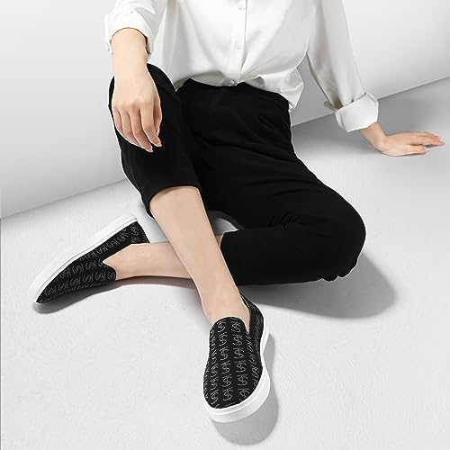 Image of STQ Slip on Shoes for Women Breathable Fashion Sneakers Comfortable Knit Casual Shoes