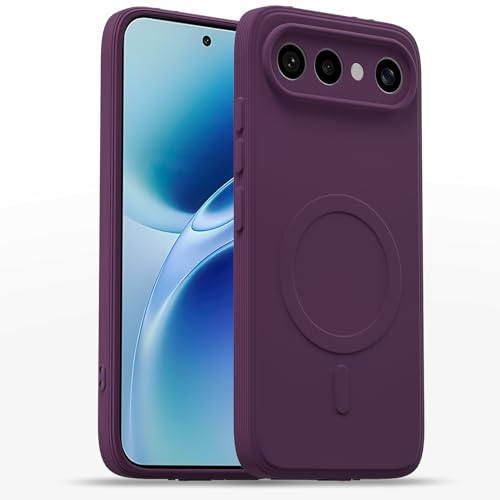 Image of Pikkme Back Cover for Vivo X300 FE 5G Soft Matte Silicone Mag-Safe Design (Mag-Safe Not Support) Camera Protection | Slim Fit Bumper Cover (Purple)