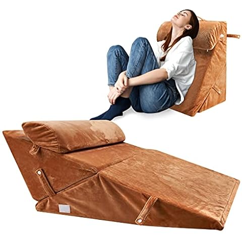 Adjustable Memory Foam Wedge Pillow Set Cover