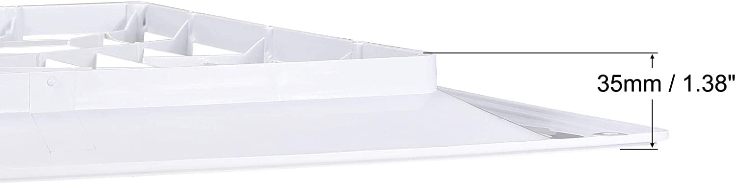 XYWHPGV 20.28x20.28 Inch Square Ventilation Panel, Max Width 23.62 Inch, Duct Mounting Plate for Ventilation and Heating Cooling Device