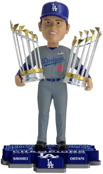 FOCO Shohei Ohtani (Dodgers) 25 World Series Back to Back Champs Bobblehead