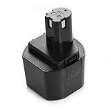 Powerextra 9.6V 2200mAh Replacement Battery Compatible with Ryobi 9.6V Battery B-9620F2 B-967F1 B-963F2 1400669（not fit Model:HP496）