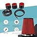 63-3082 Intake Pipe System Kit With Filter Compatible With Chevy Silverado GMC Sierra 1500 2014-2018 Suburban Tahoe Cadi-llac Escalade Yukon 2015-2020 Denali 2015-2019 5.3L 6.2L V8