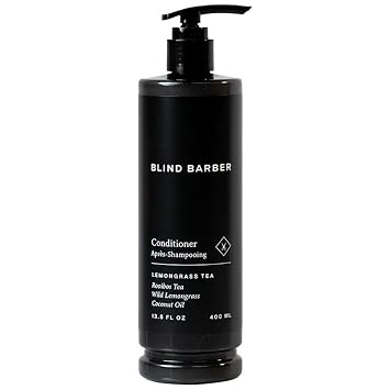 Blind Barber Hair Conditioner - Rooibos Tea Fragrance Moisturizing Conditioner with Invigorates Senses - 13.5 fl oz Pump Bottle