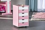 cassettiera rosa Dimensioni dei mobili assemblati larghezza 36 cm, altezza 65 cm, profondità 40 cm