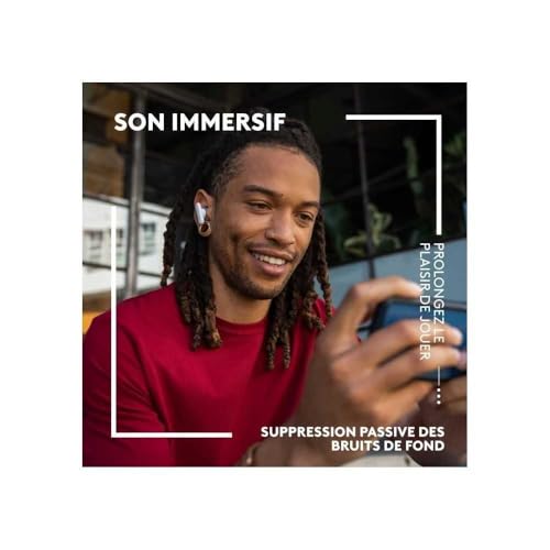 Logitech G FITS Écouteurs Gaming sans fil Design moulé sur mesure LIGHTSPEED + Bluetooth Quatre Microphones à filtrage spatial PC Mac PS5 PS4 Mobile Nintendo Switch - vue 7