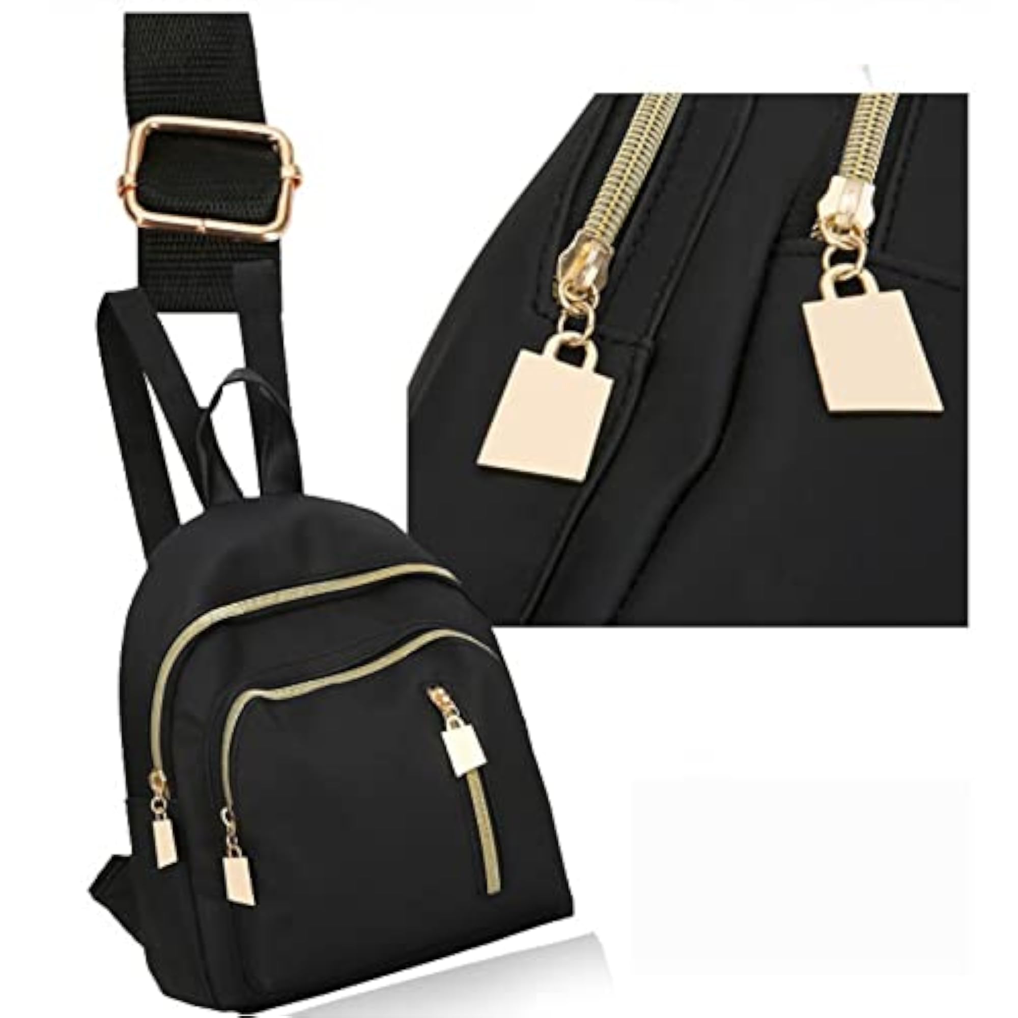 Women Leather Backpack, Large Capacity