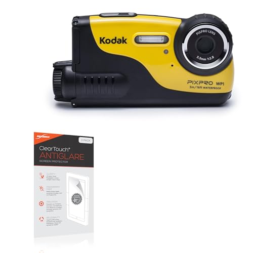 BoxWave Kodak PixPro WP1 �X�N���[���v���e�N�^�[ [ClearTouch Anti-Glare (2���p�b�N)] �w��h�~ �}�b�g �t�B���� �X�L�� Kodak PixPro WP1�p