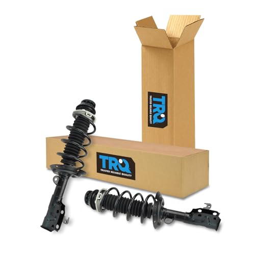 Image of TRQ Front Driver and Passenger Side Strut and Spring Assembly Set | For 09-14 Honda Fit