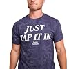 Happy Gilmore Just Tap It in Men's Dark Blue Mineral Wash Oversized Crew Neck Short Sleeve T-Shirt-XL #3