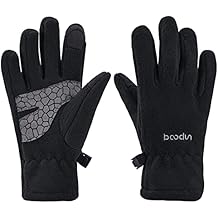 Arcweg Kids Thermal Polar Fleece Touchscreen Gloves for Boys & Girls - Anti-Slip, Warm, Insulated Outdoor Gloves