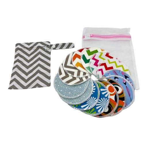 Image of BEECO GIF2U Reusable Nursing Pads 14 Pack,Washable Breast Pads Breastfeeding Essentials,Newborn Necessities for Baby Boys and Girls,Postpartum Essentials for Mom,Super Soft & Absorbent