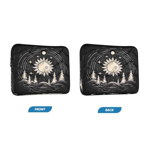 Funda para laptop 13-14 pulgadas impermeable con diseño floral miniatura 2