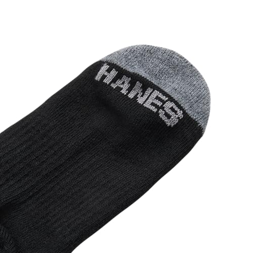 Image of Hanes Men's Socks, Active Cool X-temp Lightweight Moisture-wicking Cushioned Ankle, Crew and No Show, 12 and 14 Pair Packs