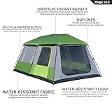 TENPLAY 2|4|6|8|Person Instant Cabin Tents,Portable Large Family Camping Tent with Rainfly,Vestibule,2 Room4 Doors,Waterproof,Windproof,Easy setup Pop Up for Outdoors Backpacking Hiking Backyard - Image 4