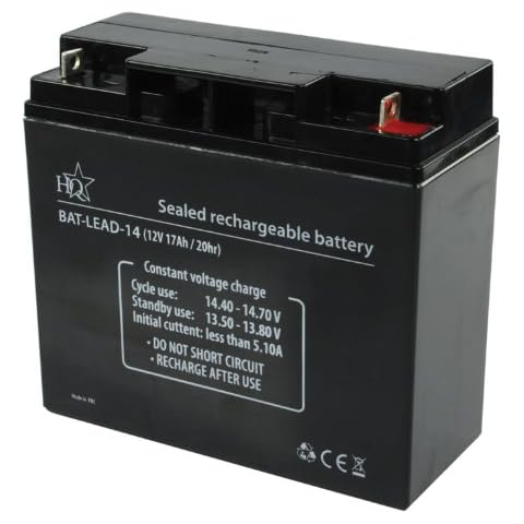 HQ 12V 17Ah Universal Sealed Lead Acid Battery Cover