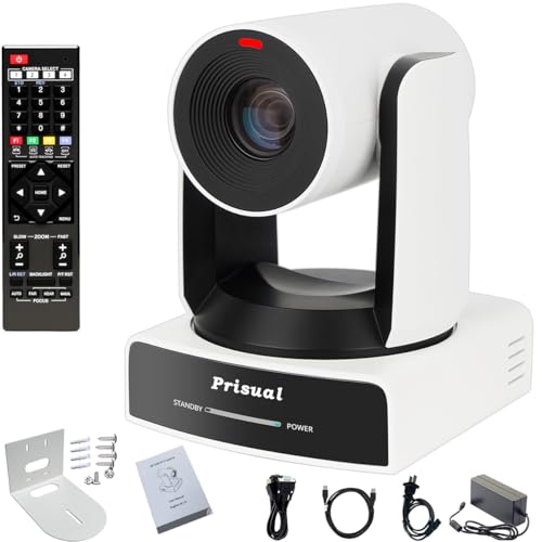 Prisual Ultra 4K PRO NDI PTZ Camera Gen 5, 30x Optical Zoom, 1/1.8