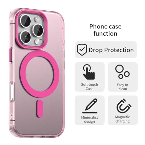 Coque magnétique iPhone 14 Plus rouge rubis rigide - 5
