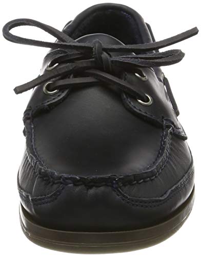 Image of Sebago Endeavor Waterproof Boat Moccasins - All Leather Moccasins for Men with Canoe Moc, Leather Lining, 360 Laces, Non-slip Soles
