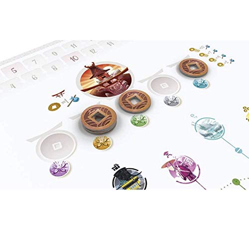 Asmodee - Tokaido : 5ème Anniversaire Edition - Jeux de Société pour Enfants dès 8 Ans - Jeu de Plateau - Parcours Poétique dans Le Japon Médiéval - 2 à 5 Joueurs - en Français - Funforge