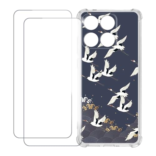 UOGNADGD �J�o�[ Motorola Edge 70 Fusion+ 5G �Ƃ̌݊������� �J�X�^���J���t���P�[�X�{�����K���X�ی�t�B����2���t�� ? �Ռ��z�������h�~ (����)