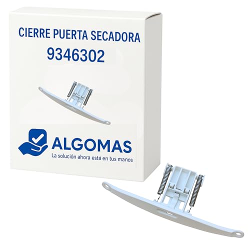ALGOMAS® Cierre Puerta Secadora Compatible Con Miele 9346302 | Repuesto Compatible Modelos Gama T1 TMG440WP TKB440WP TDD220WP | Seguridad, Eficiencia Energética y Fácil Instalación