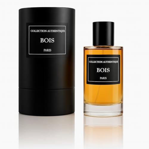Collection Authentique Bois Paris, Eau de Parfum Unisex, Fragancia Amaderada Ambarina de Larga Duración, 50ml