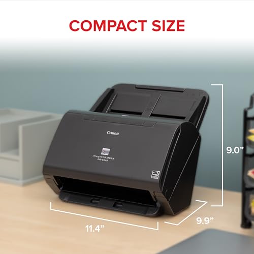 Image of Canon DR-C240 Office Document Scanner, Black