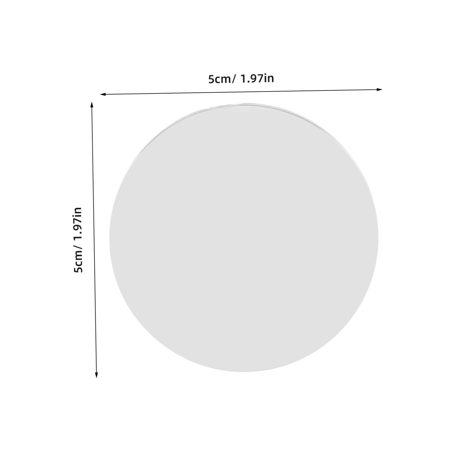 Toyvian Pack Magnifying Lens Acrylic Optical Lens Kit for Physics Experiment and Telescope