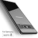 Jupiter Lights ECO195AA Galaxy Note 8 Case, Thin Soft TPU Crystal Clear Slim Anti Slip Case Transparent Back Protector Cover for Samsung Galaxy Note 8 (Black)