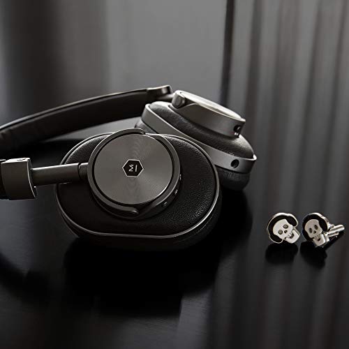 Master & Dynamic Mw60G1 Mw60 Wireless Bluetooth Foldable Headphones - Premium Over-The-Ear Headphones - Noise Isolating - Portable, Gunmetal/Black Leather #TOP5