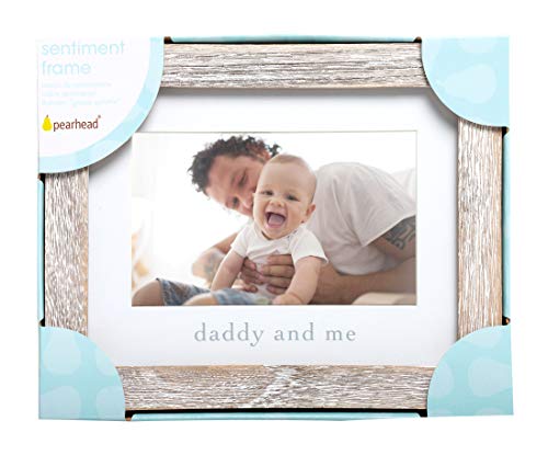 Pearhead 74039 Daddy And Me Baby Picture Frame, Gender-Neutral Dad And Baby Picture Frame, Baby Girl Or Baby Boy Nursery Décor thumb #2