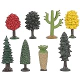 Sapins miniatures : fabriqués en plastique de haute qualité, ces sapins miniatures sont d'excellente qualité et durables. décoration idéale pour les sapins