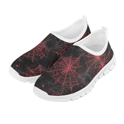 Halloween Theme Pattern Soft Stretch Slip-Resistant Shoes Low-Cut Breathable Quick-Dry Sneakers for Boys and Girls Lightweight