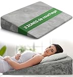 Well B4 Coussin cale pour lit et canapé, cale de Matelas, Reflux [avec 2 Zones de Couchage], de Lecture pour rehausser Le Sommeil comme tête, rehausseur de lit, de Soutien