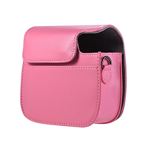 Bolsa da Camera, Bolsa estojo para câmera instantânea PU com alça compatível com Fujifilm Instax Min