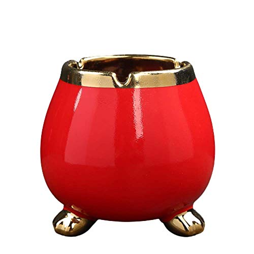 Cendrier vitré rétro anti-odeur nettoyage facile pour table - 2