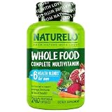 NATURELO Men's Multivitamins - Whole Food Multivitamin for Men, 240 Caps