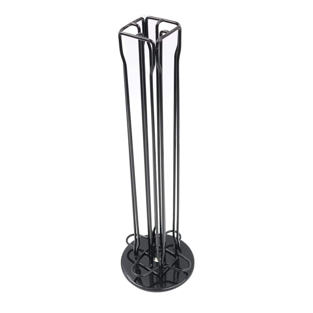 Sarini Porta Capsule di caffè Nero Compatibile per Nespresso Classic Porta cialde di caffè in Acciaio Inossidabile dal Design Rotante da 40 Pezzi