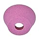 LiebeWH Flare Cup Schleifscheibe Schüsselform Schleifscheibe Chrom Korund Schleifstein für Schneidwerkzeuge und Zahnräder (80# Rosa)