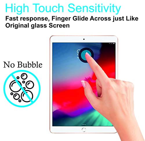 Image of Tempered Glass Screen Guard Protector Compatible for Apple iPad Pro 10.5 inch 2017 /iPad Air 3rd Generation 2019 (Transparent)