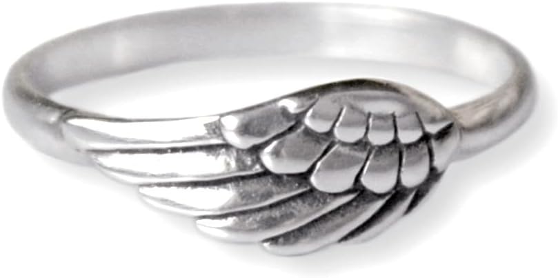 Angel wing ring, silver wing, wing ring, sterling silver 925, Jewelry by KatStudio