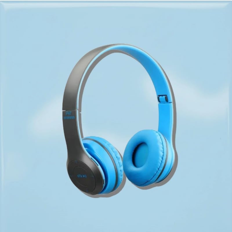 icall latest p47 wireless ic-139 headphone with mic & sd card slot bluetooth headset