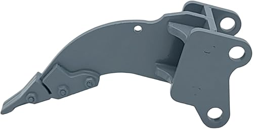 Miniatura 4 de Levigo RC Carbon Steel Excavator Simulation Bucket for Double Eagle E111/E010/EC160, RC Hydraulic Excavator Digging Loosing Soil Upgrade Accessories